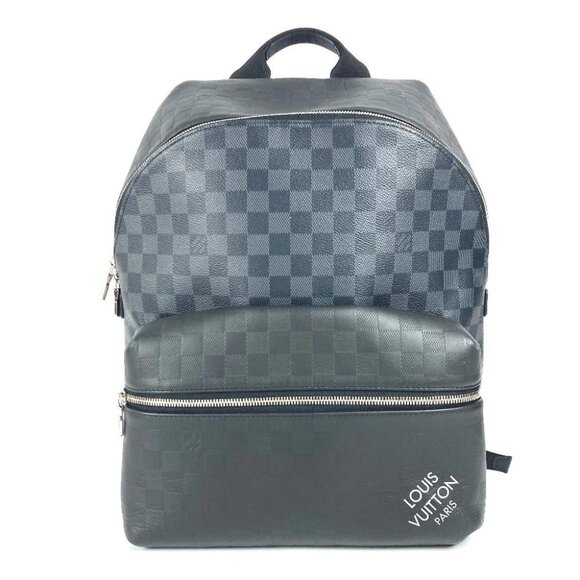 LOUIS VUITTON N40436 Damier-Squared Discovery-Backpack PM Black - Picture 1 of 15